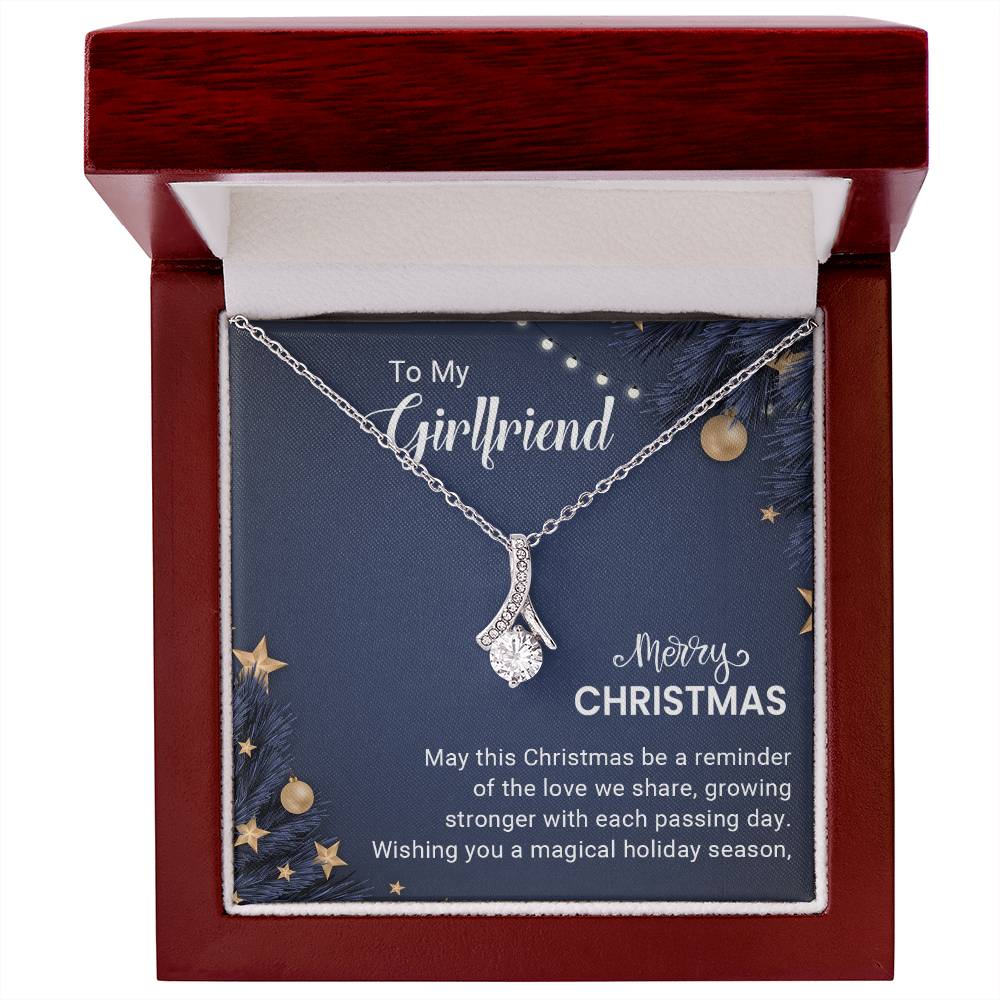 Christmas Gift for My Beautiful Girlfriend - Elegant Necklace to Express My Love A1072