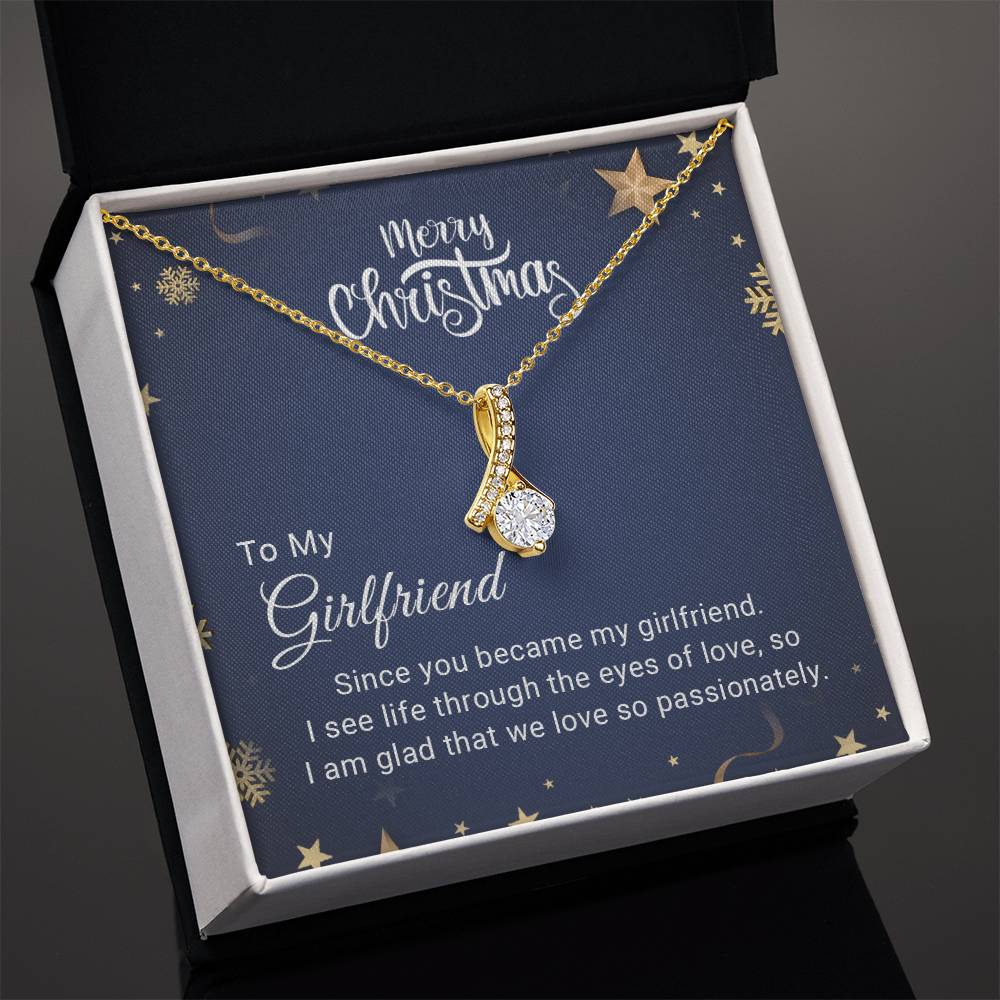 Merry Christmas to the Love of My Life - A Dazzling Necklace for My Beautiful Girlfriend A1074