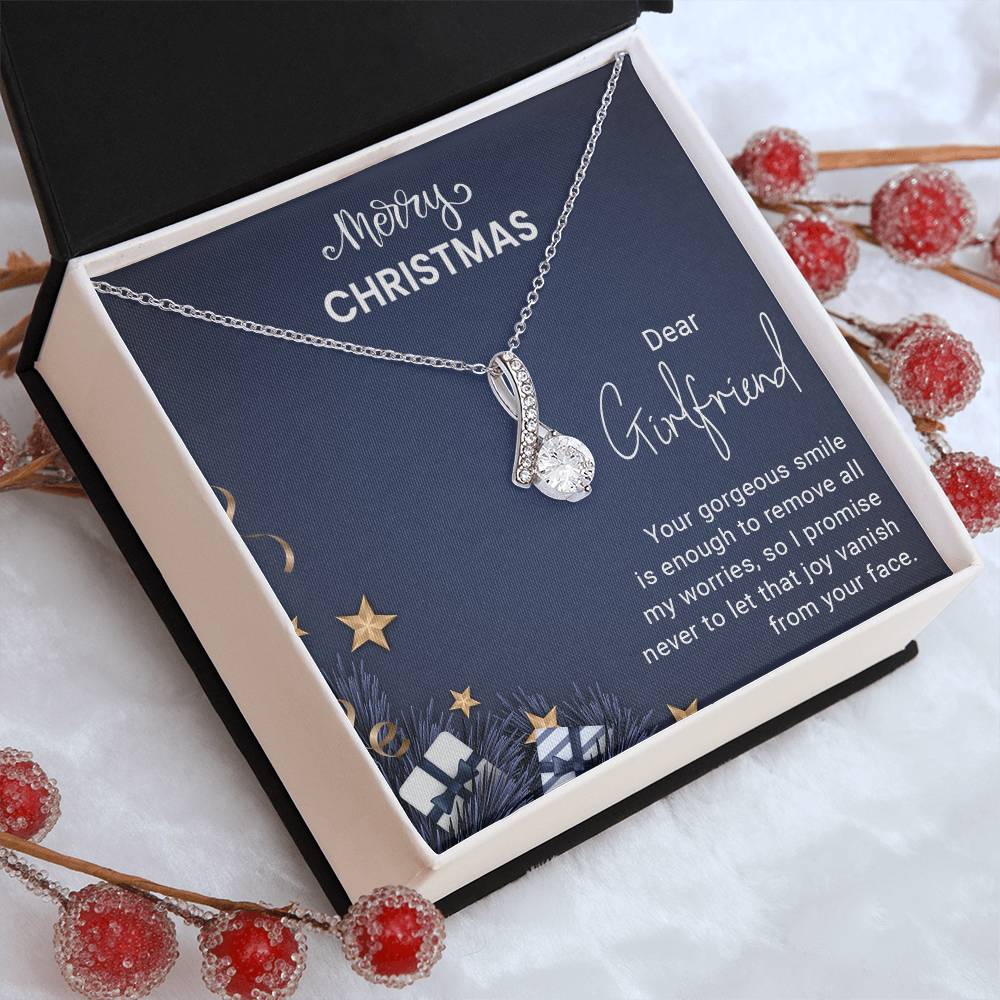 Christmas Magic for My Beautiful Girlfriend - A Necklace with Love A1078