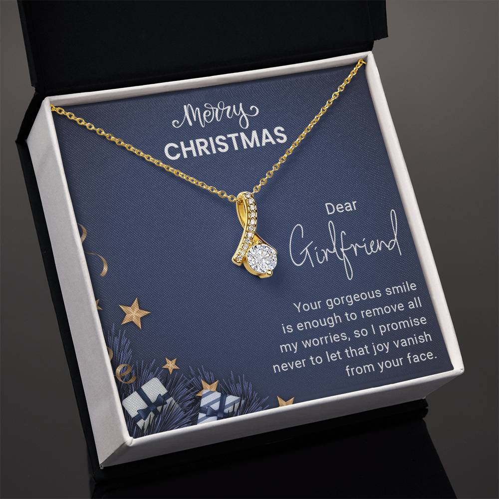 Christmas Magic for My Beautiful Girlfriend - A Necklace with Love A1078