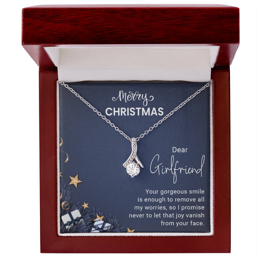 Christmas Magic for My Beautiful Girlfriend - A Necklace with Love A1078