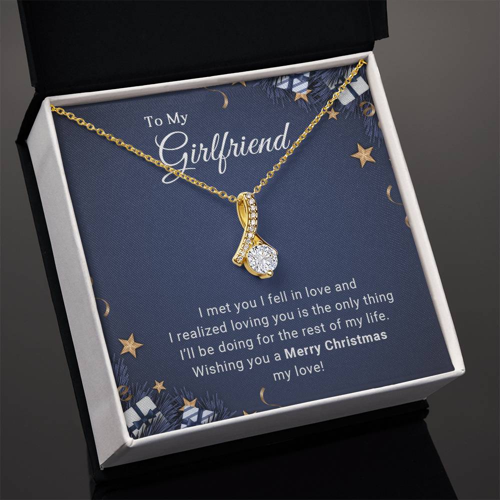 A Christmas Gift to Remember - Elegant Necklace for My Beloved Girlfriend A1080