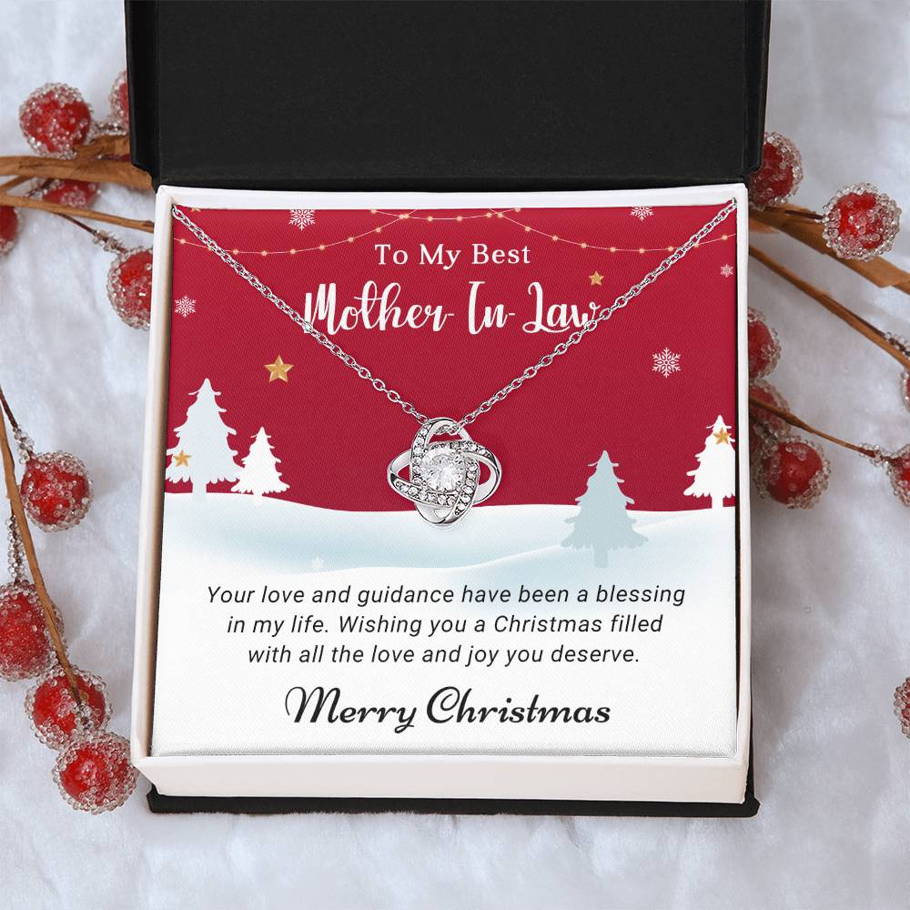 Give a Memorable Christmas Gift: ‘To My Mother-in-Law’ Necklace A1093