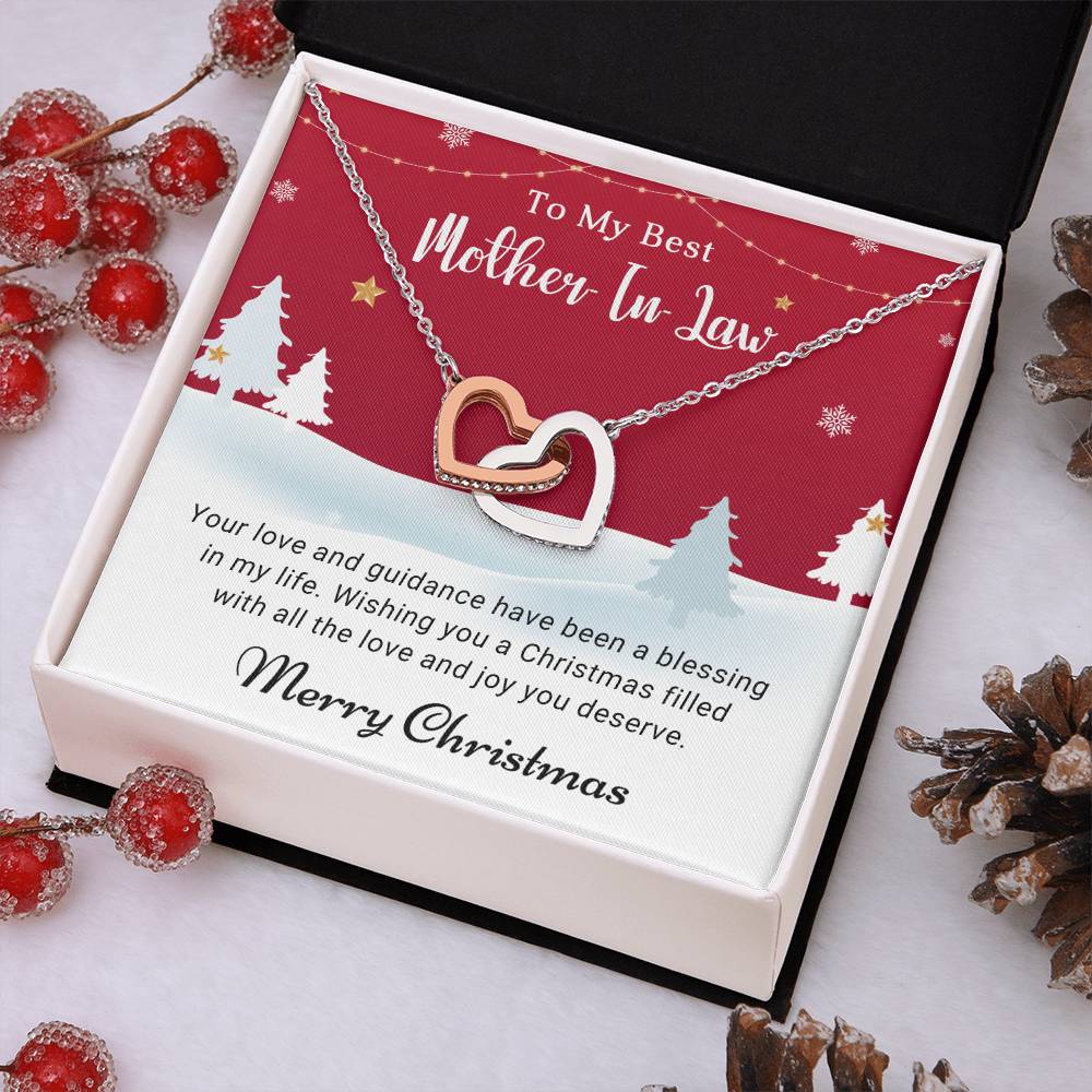 Give a Memorable Christmas Gift: ‘To My Mother-in-Law’ Necklace A1093