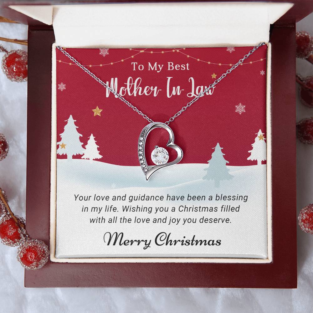 Give a Memorable Christmas Gift: ‘To My Mother-in-Law’ Necklace A1093