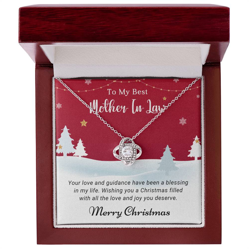 Give a Memorable Christmas Gift: ‘To My Mother-in-Law’ Necklace A1093