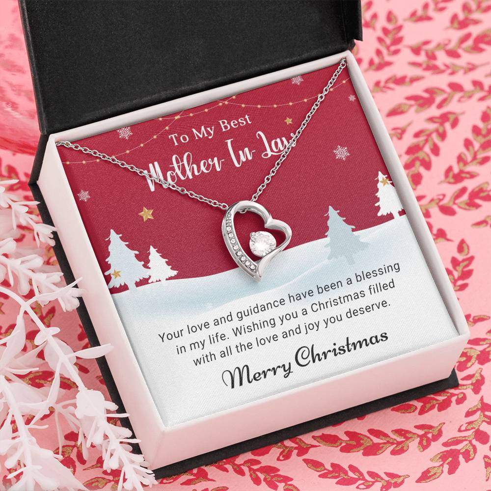 Give a Memorable Christmas Gift: ‘To My Mother-in-Law’ Necklace A1093