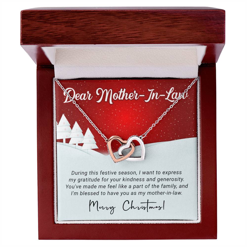 Express Your Love This Christmas: Personalized Necklace Gift for Your Mother-in-Law A1095