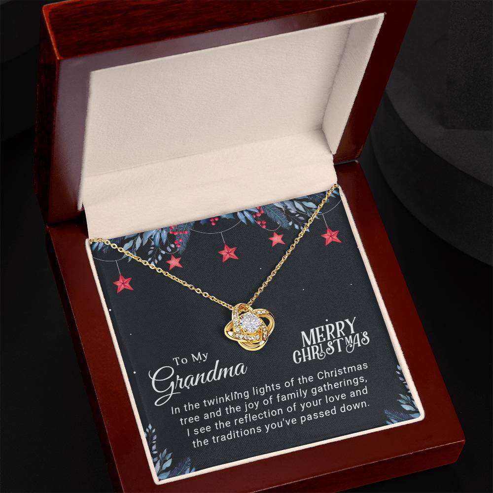 Honor Grandma’s Love with a Custom Christmas Necklace A1087