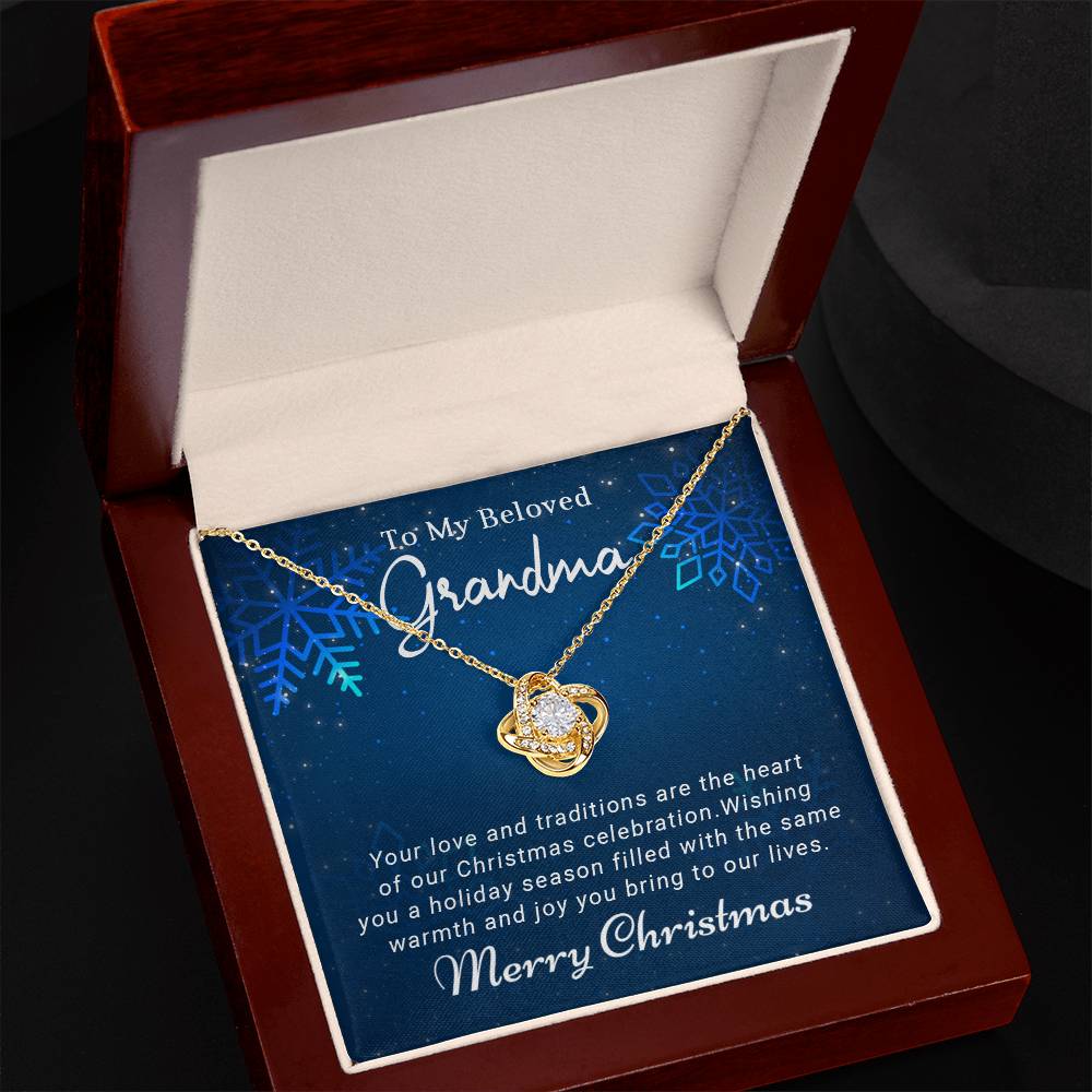 Transform Christmas into a Cherished Memory with a Necklace Gift for Grandma A1086