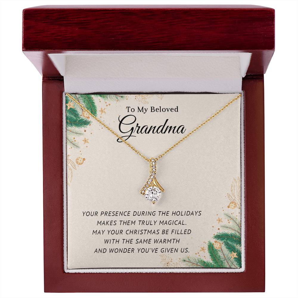 Celebrate Grandma’s Legacy with a Stunning Christmas Necklace Gift A1090