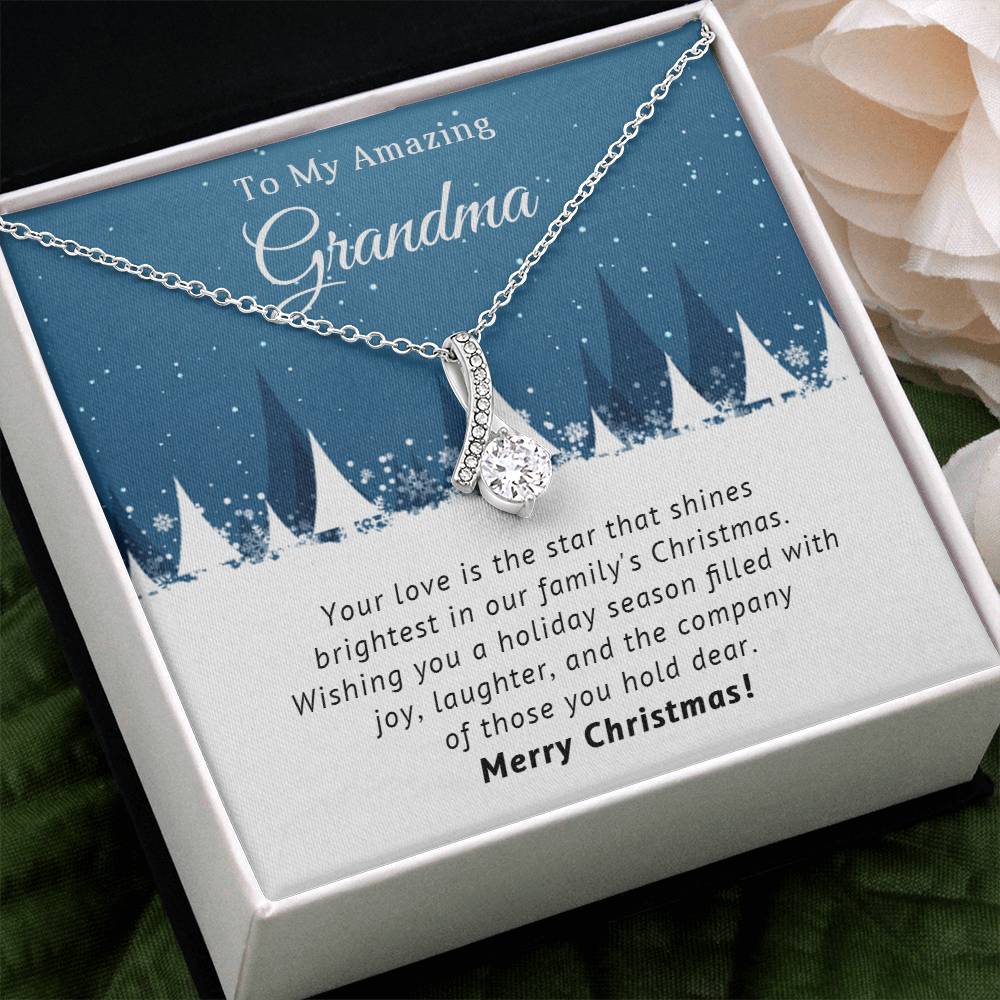 Find the Perfect Christmas Necklace Gift for Your Beloved Grandma A1082