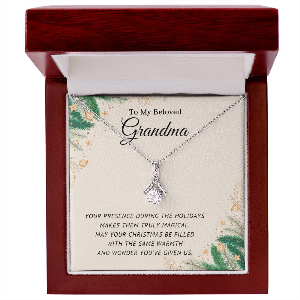 Celebrate Grandma’s Legacy with a Stunning Christmas Necklace Gift A1090