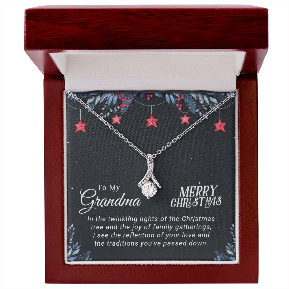 Honor Grandma’s Love with a Custom Christmas Necklace A1087