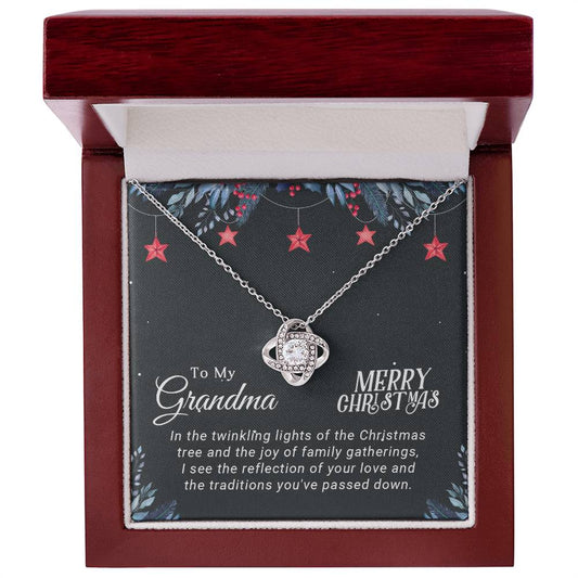 Honor Grandma’s Love with a Custom Christmas Necklace A1087