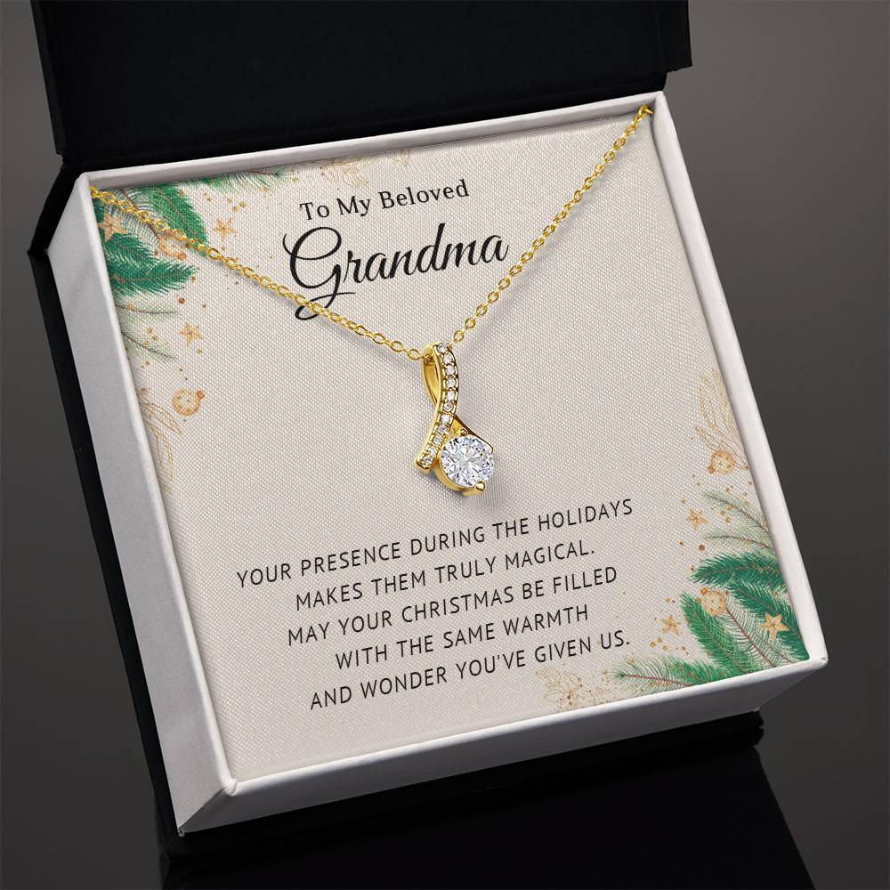 Celebrate Grandma’s Legacy with a Stunning Christmas Necklace Gift A1090