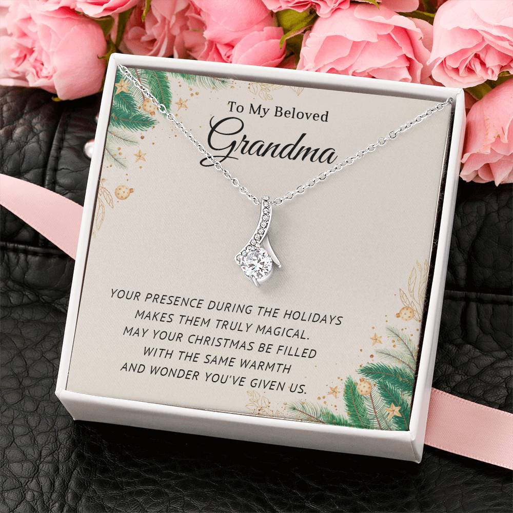 Celebrate Grandma’s Legacy with a Stunning Christmas Necklace Gift A1090