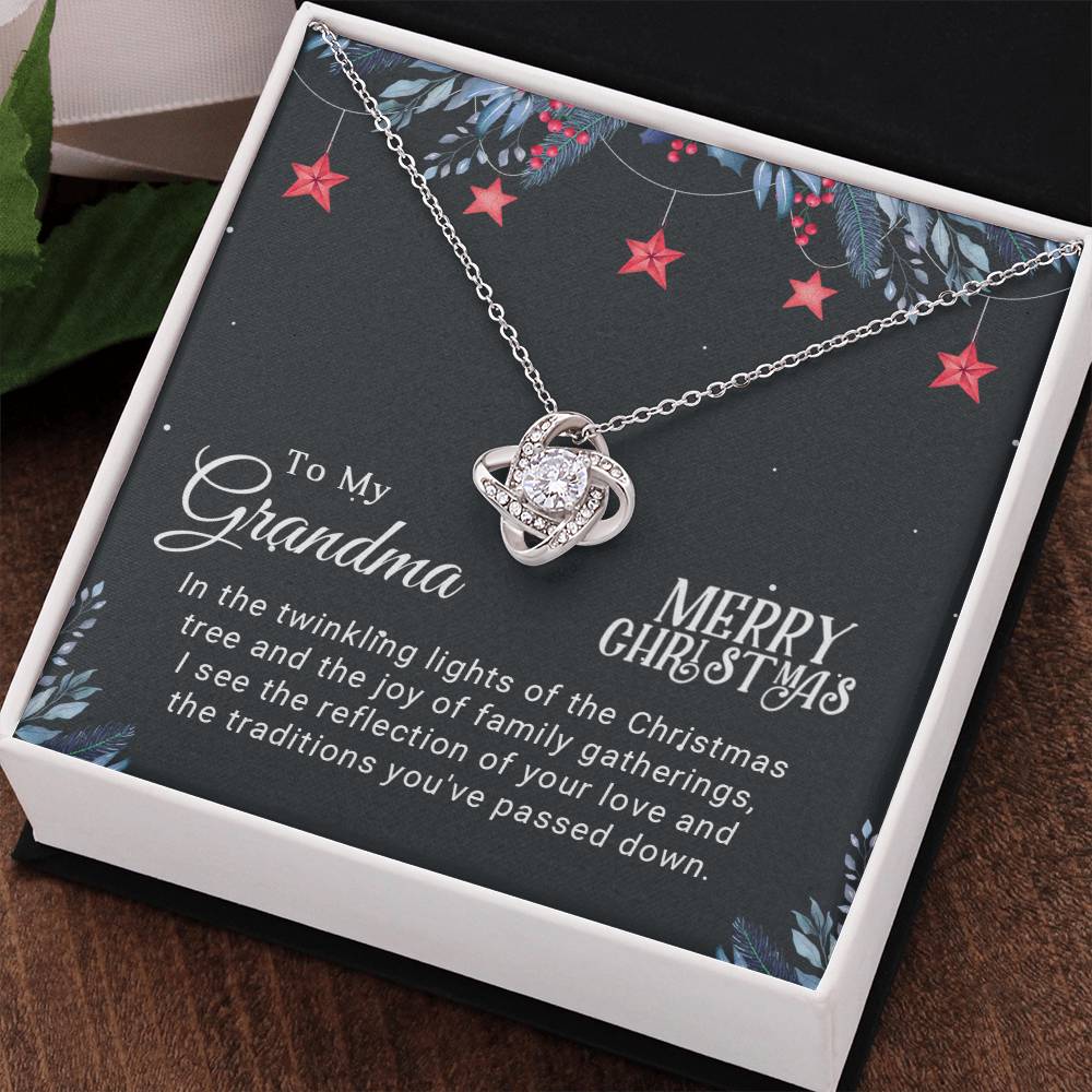 Honor Grandma’s Love with a Custom Christmas Necklace A1087