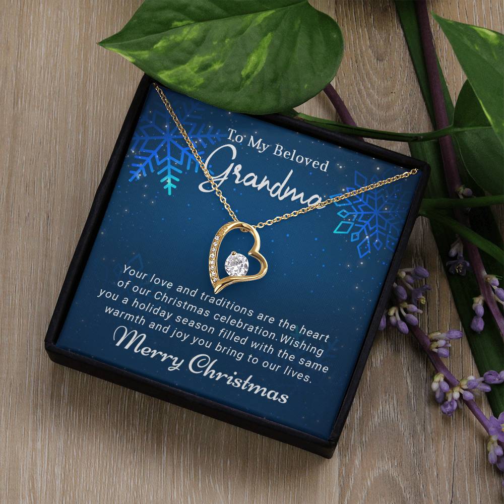 Transform Christmas into a Cherished Memory with a Necklace Gift for Grandma A1086