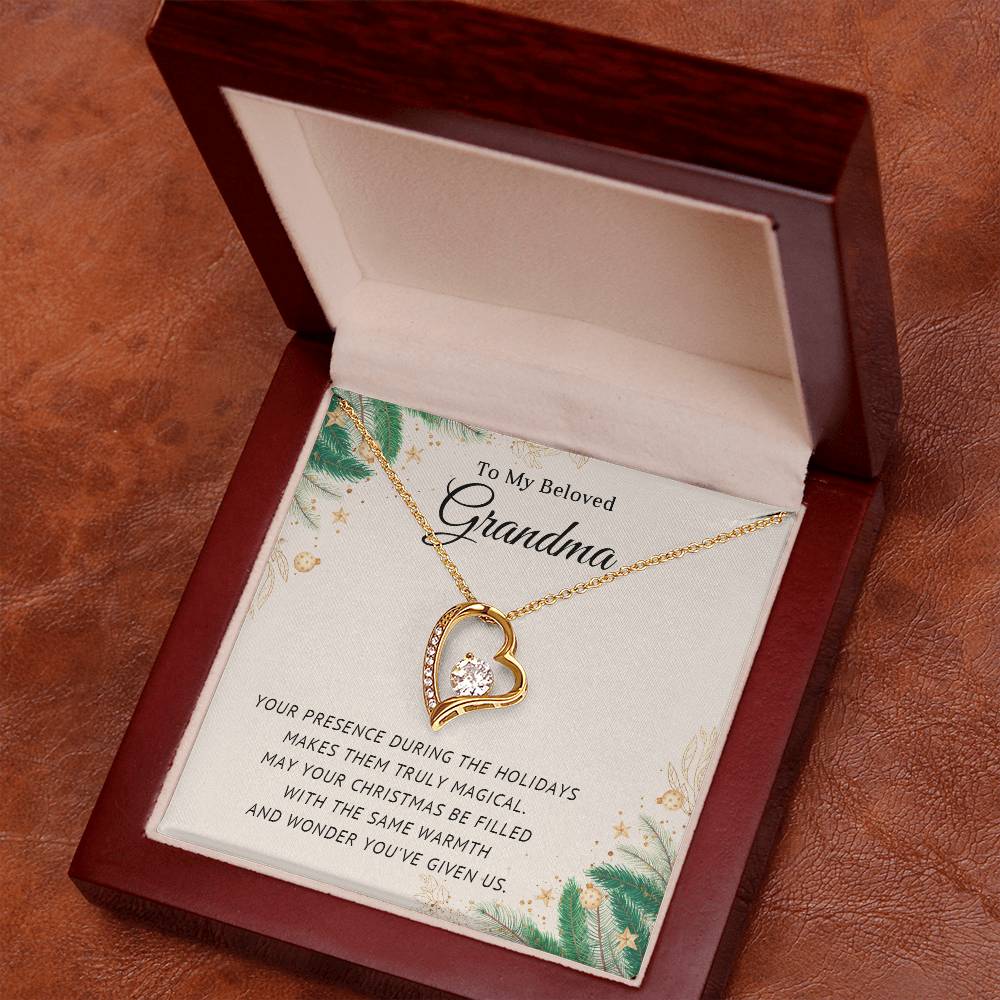 Celebrate Grandma’s Legacy with a Stunning Christmas Necklace Gift A1090