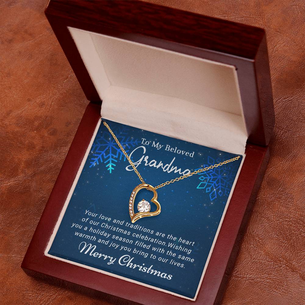 Transform Christmas into a Cherished Memory with a Necklace Gift for Grandma A1086