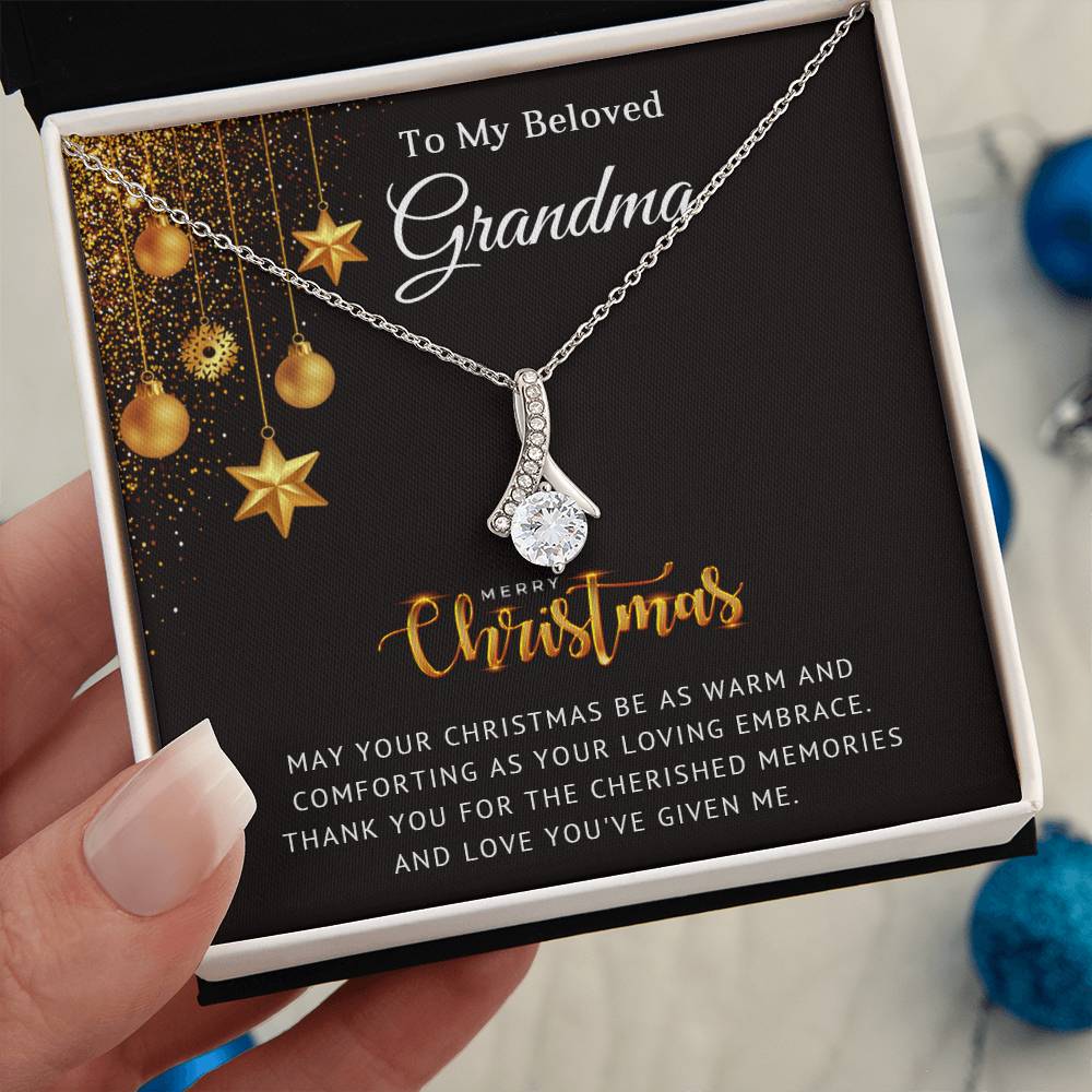 Surprise Your Beloved Grandma This Christmas with a Unique Necklace Gift A1081