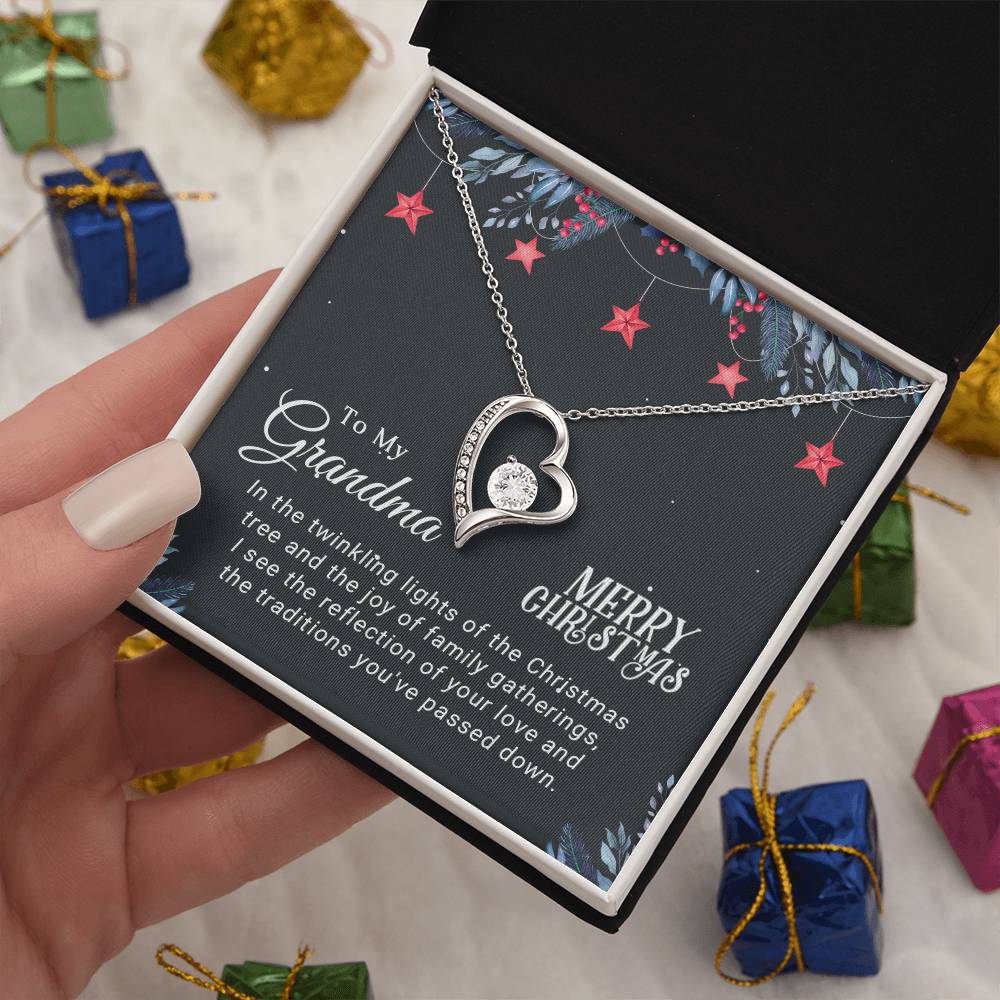 Honor Grandma’s Love with a Custom Christmas Necklace A1087