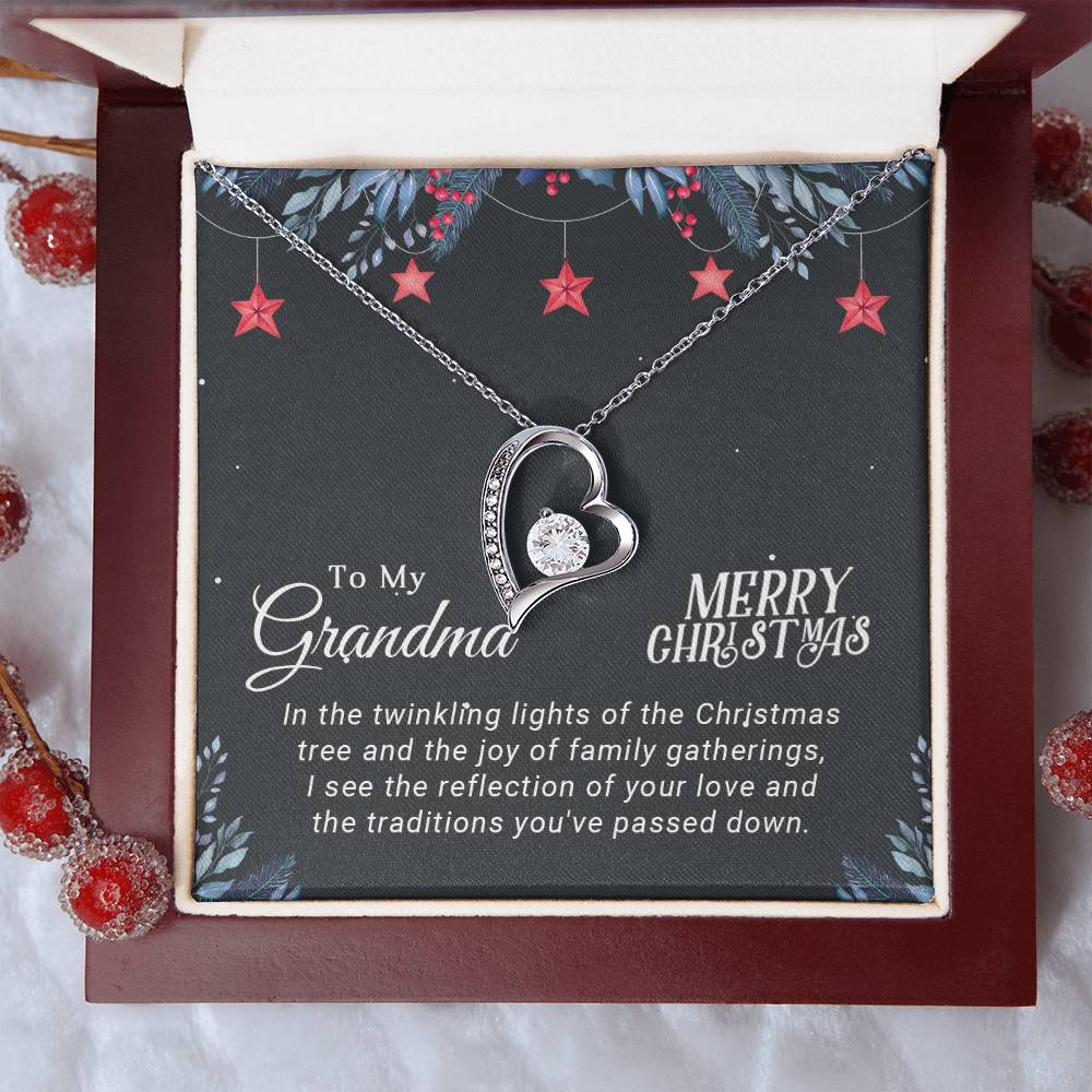 Honor Grandma’s Love with a Custom Christmas Necklace A1087