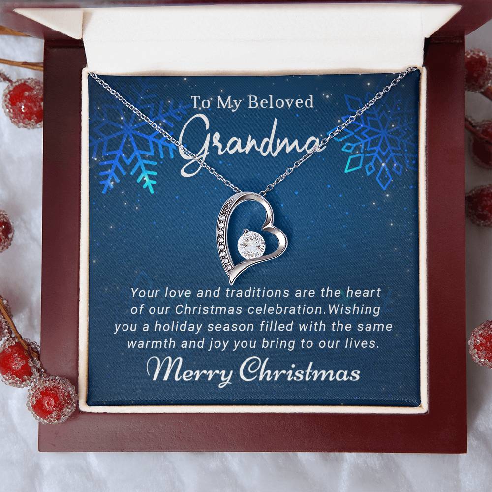 Transform Christmas into a Cherished Memory with a Necklace Gift for Grandma A1086