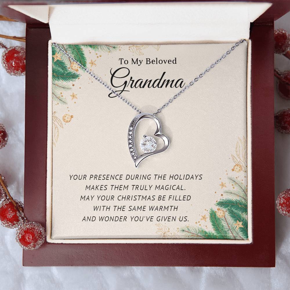 Celebrate Grandma’s Legacy with a Stunning Christmas Necklace Gift A1090