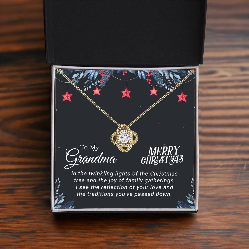 Honor Grandma’s Love with a Custom Christmas Necklace A1087