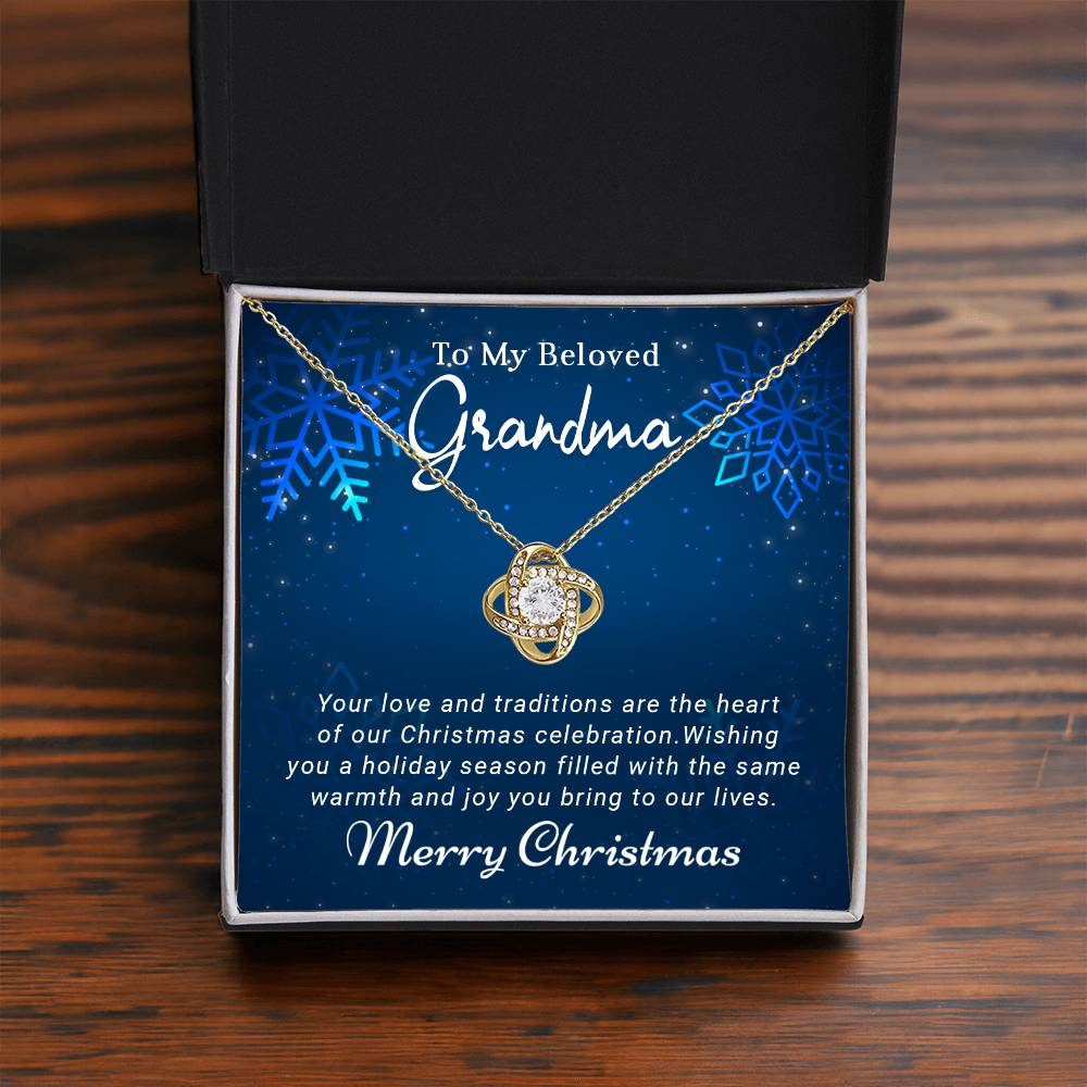 Transform Christmas into a Cherished Memory with a Necklace Gift for Grandma A1086