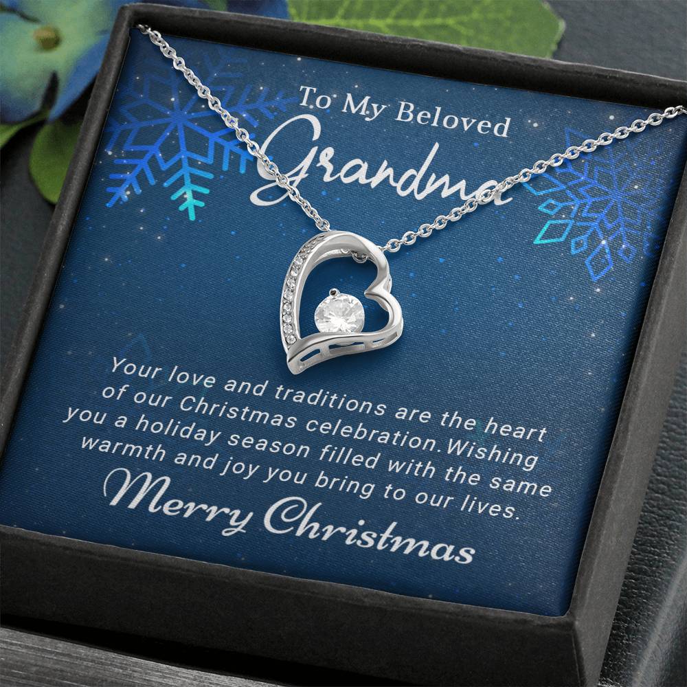 Transform Christmas into a Cherished Memory with a Necklace Gift for Grandma A1086